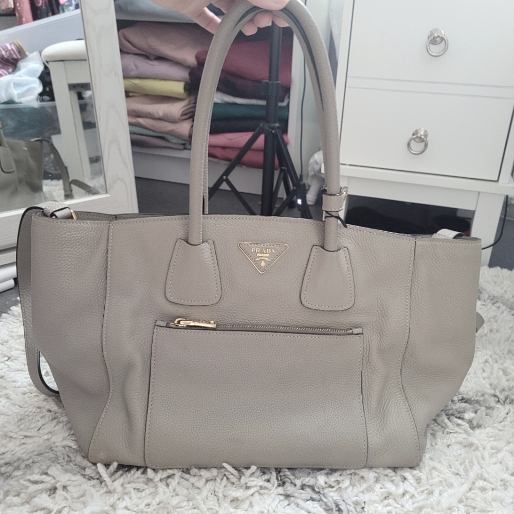 Prada Vitello Daino Tote